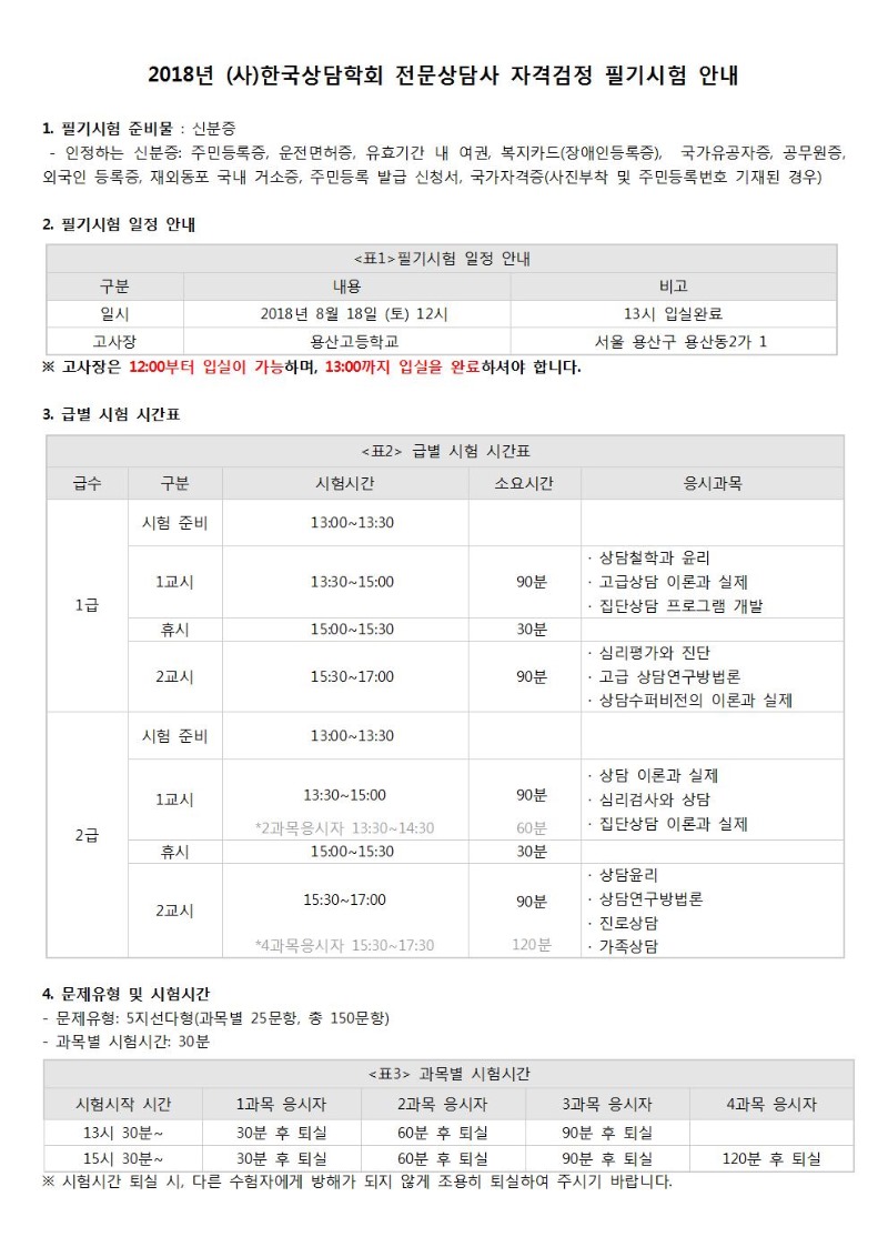 2018년 전문상담사 필기시험 안내 - 복사본001.jpg